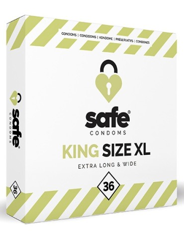 Préservatifs King Size XL SAFE x36