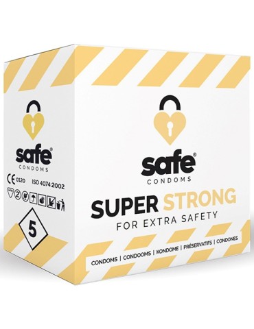 Préservatifs épais SUPER STRONG Safe x5