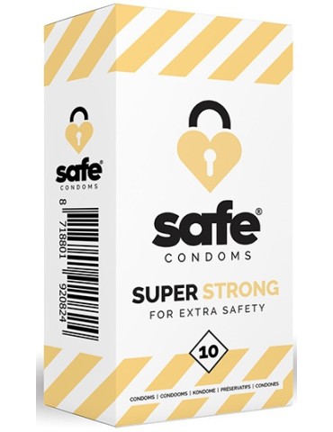 Préservatifs épais SUPER STRONG Safe x10