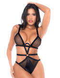 Body Filet  Effet Wetlook - MAL2794BLK