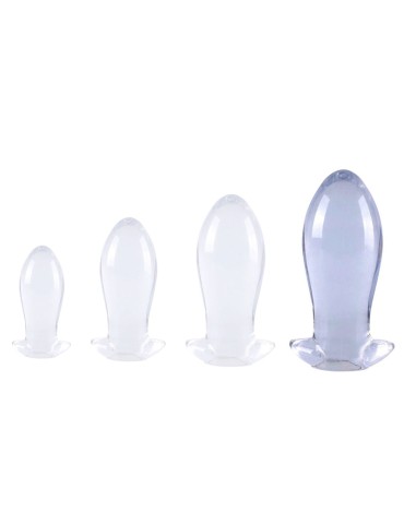 Plug Egg Clear XL 16 x 7cm Transparent