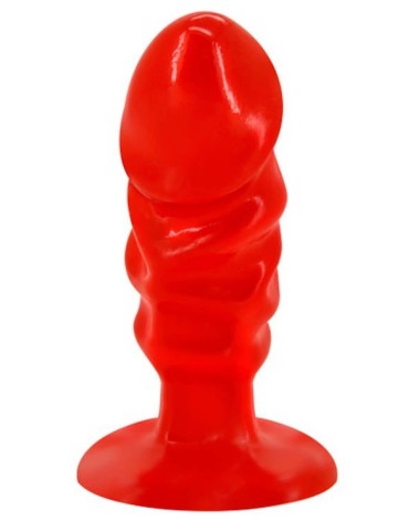Plug Butt Dick 10 x 3.5cm Rouge