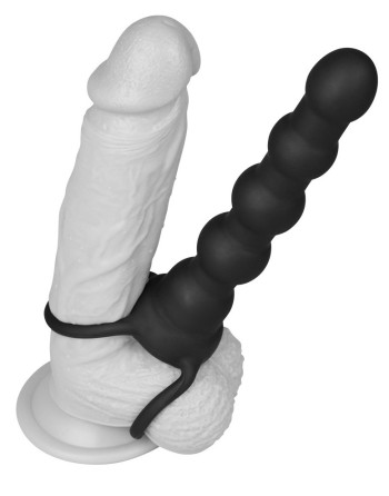 Accessoire Double PÃ©nÃ©tration Vibrant ROCK BALLED 15 x 2.8 cm