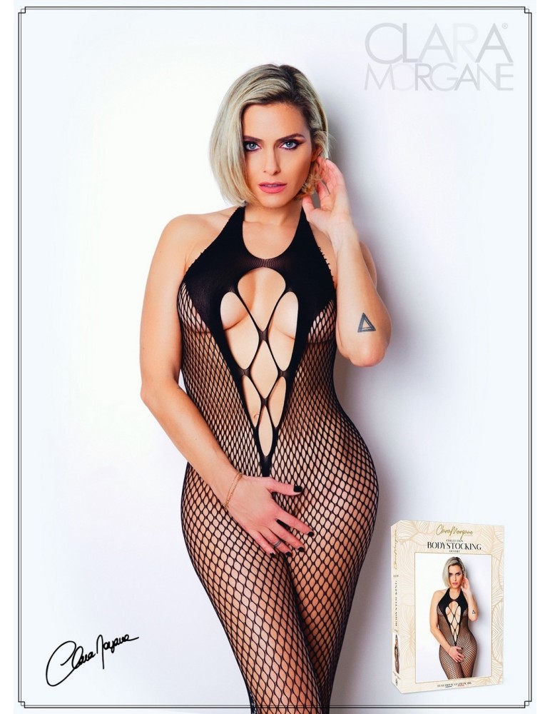 Bodystocking noir avec sublime dos nu - Le Numéro 2 - Collection Bodystocking - CM99002 Bodystocking noir avec sublime dos nu - Le Numéro 2 - Collection Bodystocking - CM99002