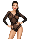 Body fantaisie noir manches longues High on love - PH0118BLK