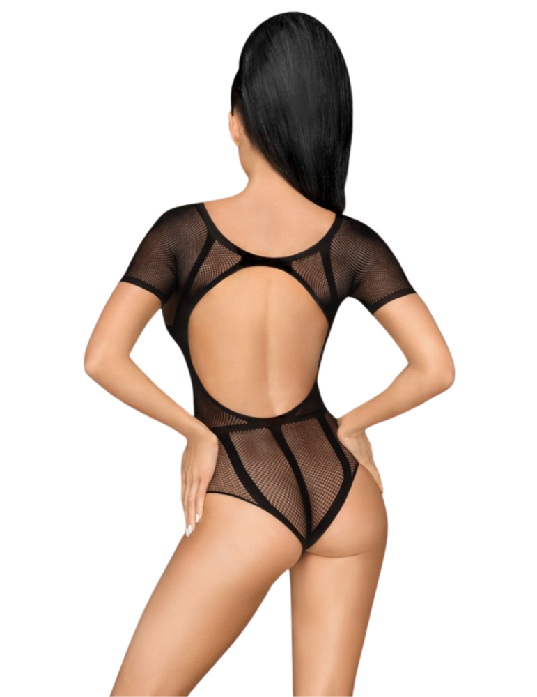 Body noir fantaisie Be mine - PH0117BLK