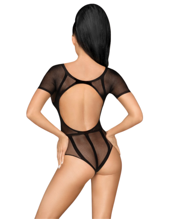 Body noir fantaisie Be mine - PH0117BLK
