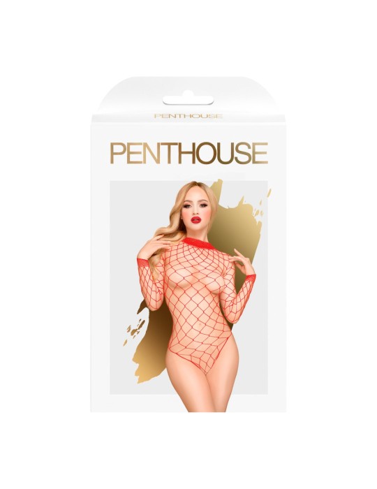 Body large maille rouge Scandalous rouge - PH0109RED