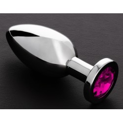 Plug bijou anal Butty L 9 x 3.8cm Rose