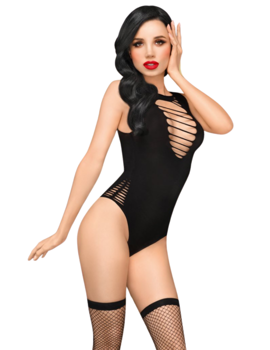 Body fantaisie noir Hotter than hell - PH0100BLK Body fantaisie noir Hotter than hell - PH0100BLK