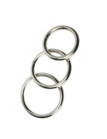 Cockrings Métal Lot de 3