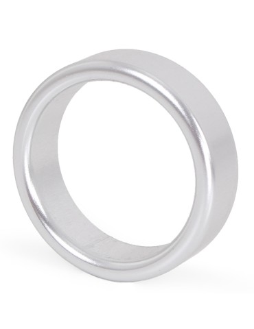 Cockring en aluminium Circle 15mm Argenté