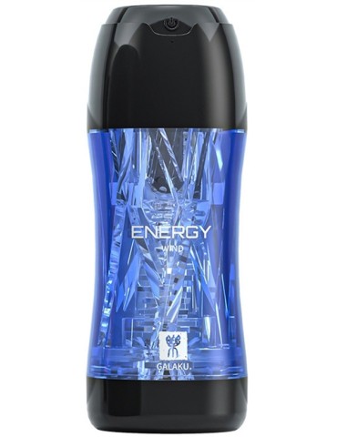 Masturbateur vibrant Energy Bleu