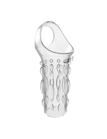Etui pour PÃ©nis TexturÃ© Transparent 8 x 3.8cm