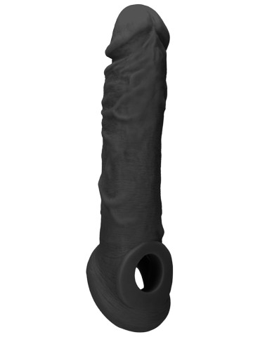 Gaine de pénis Realrock Curve 17 x 4.5cm Noire