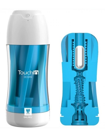 Masturbateur vibrant Touch In Galaku Bleu