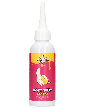 Eau aromatisée TASTYSPERM pour Cum Face - Banane 80ml