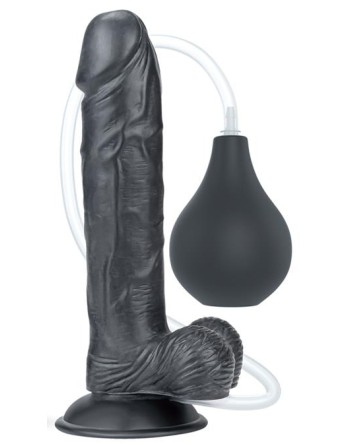 Gode Ã©jaculateur Squirt 20 x 4.5cm Noir
