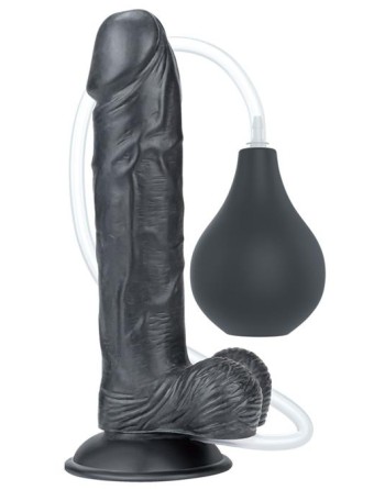 Gode Ã©jaculateur Squirt 18 x 4.5cm Noir