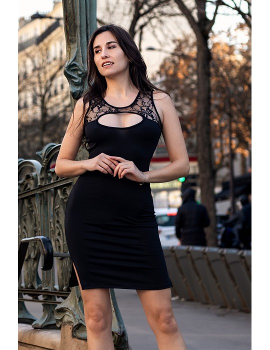 Robe noire Lora - LDC03BLK Robe noire Lora - LDC03BLK