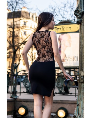 Robe noire Lora - LDC03BLK 2