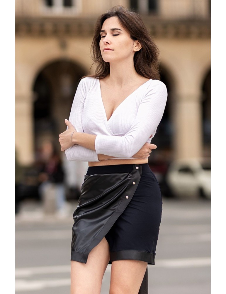 Jupe courte noire Mia - LSL2-SBLK