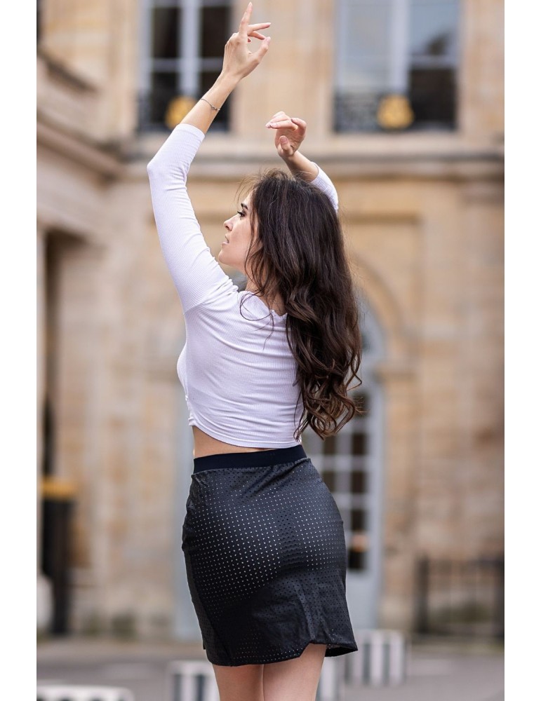 Jupe longue noire Omella - LSL3-LBLK