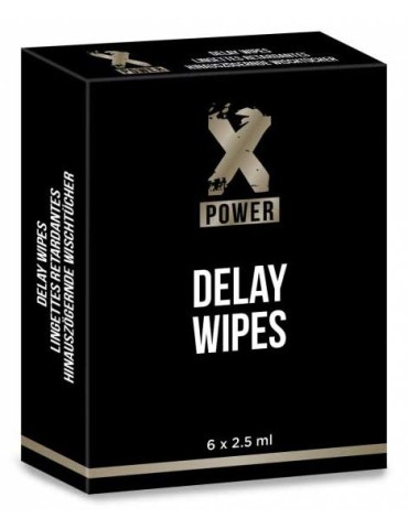 Lingetttes retardantes Delay Wipes XPower x6