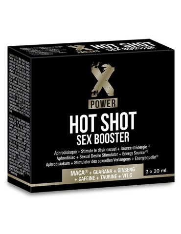 Aphrodisiaque Hot Shot Sex Booster XPower 3 x 20ml