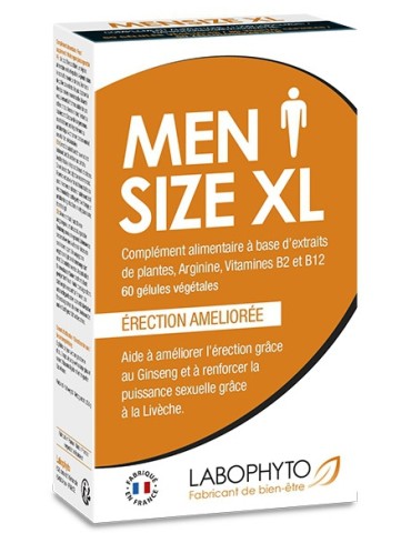 Stimulant Erection Men Size XL 60 gélules