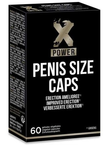 Stimulant d'érection Penis Size Caps XPower 60 Gélules