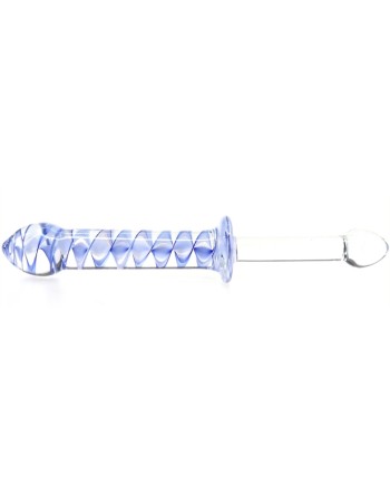 Gode en verre Screw Duo 24 x 3.3cm