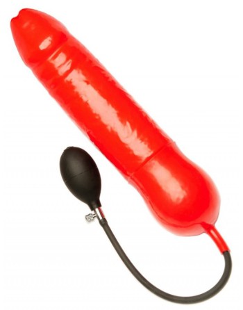 Gode gonflable Couleur rouge 30 x 7cm