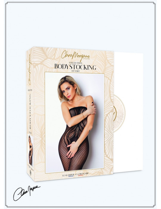 Bodystocking fantaisie sans manche - Le Numéro 20 - Collection Bodystocking - CM99020