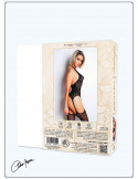 Bodystocking en dentelle ajourée noire - Le Numéro 16 - Collection Bodystocking - CM99016 Bodystocking en dentelle ajourée noire - Le Numéro 16 - Collection Bodystocking - CM99016