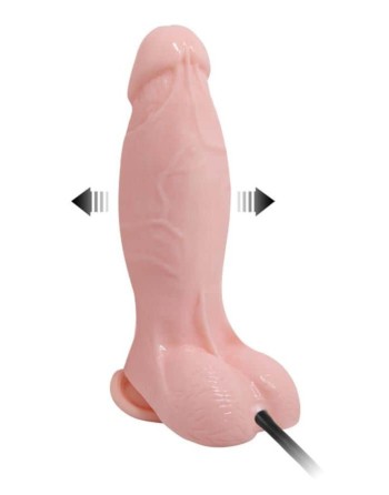 Gode gonflable penis Float 17 x 4cm rose