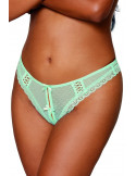 String ouvert à l'entrejambe vert menthe avec laçage à l'arrière - DG1480MIN String ouvert à l'entrejambe vert menthe avec laçage à l'arrière - DG1480MIN