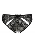 Culotte noire ouverte à l'entrejambe - R2310821 Culotte noire ouverte à l'entrejambe - R2310821
