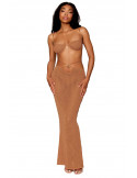 Jupe longue et soutien-gorge avec chaine doré - DG13244COP Jupe longue et soutien-gorge avec chaine doré - DG13244COP