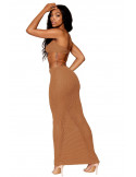 Jupe longue et soutien-gorge avec chaine doré - DG13244COP Jupe longue et soutien-gorge avec chaine doré - DG13244COP