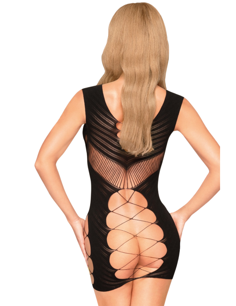 Mini robe Noir Flame on the rock - PH0053BLK