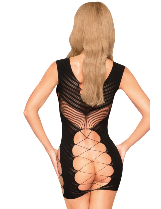 Mini robe Noir Flame on the rock - PH0053BLK