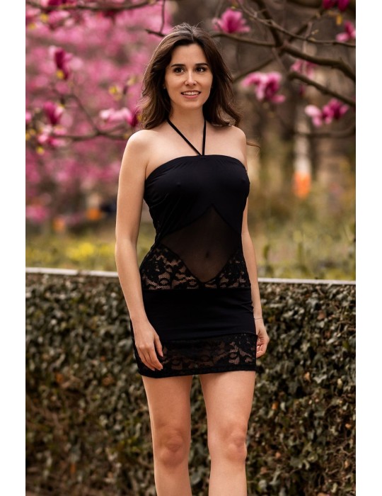 Robe bustier maille et dentelle - LDR2 Robe bustier maille et dentelle - LDR2