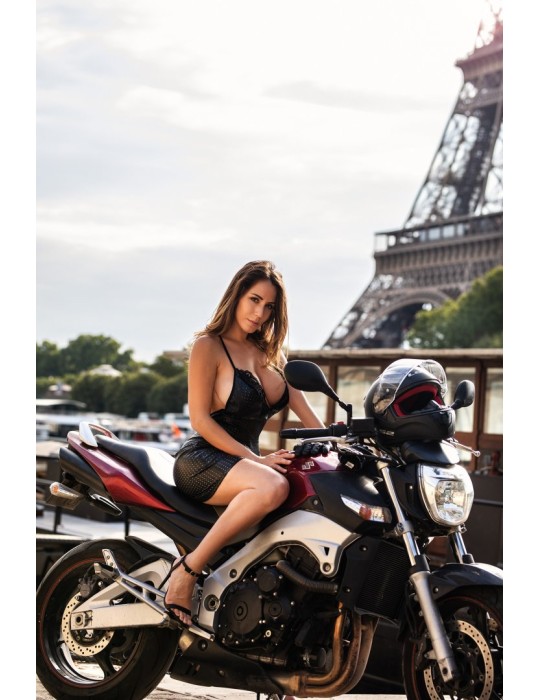 Robe cocktail noire simili cuir et dentelle Sophia - LDL2 Robe cocktail noire simili cuir et dentelle Sophia - LDL2