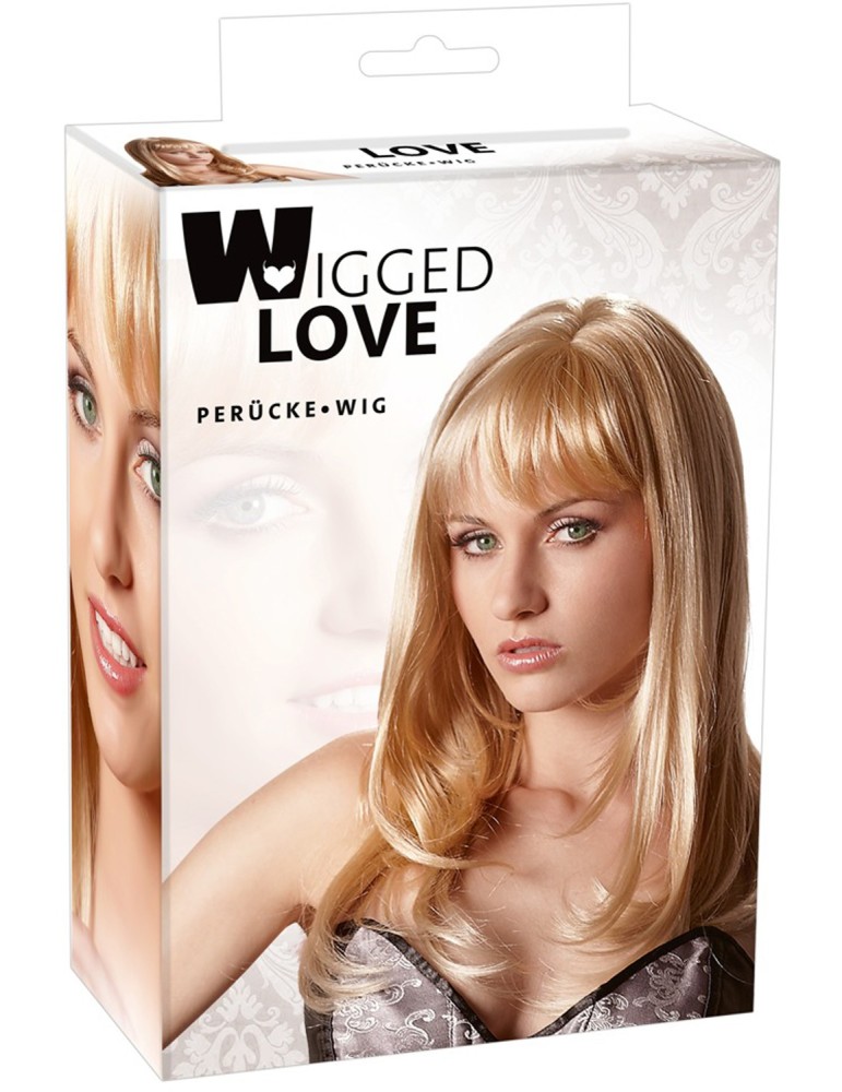 Perruque blonde mi-longue - ORI771708