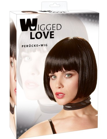 Perruque brune coupe au carré - ORI772127 2