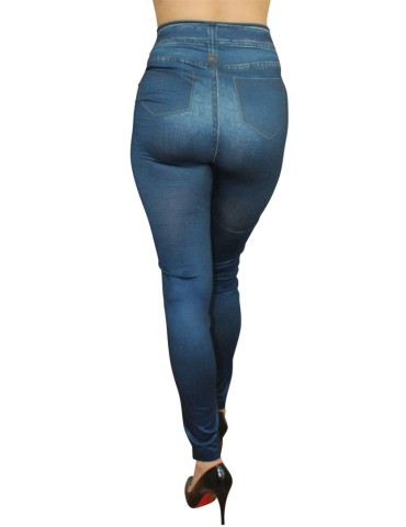 Legging bleu style jean neuf - FD1012 2