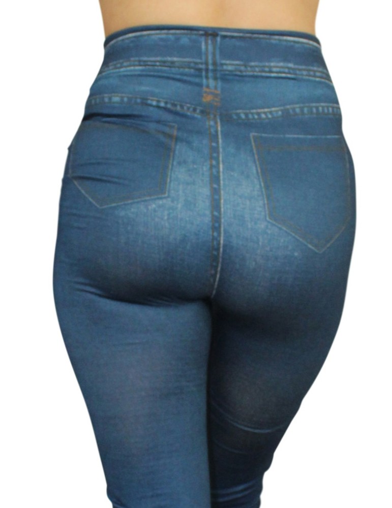 Legging bleu style jean neuf - FD1012