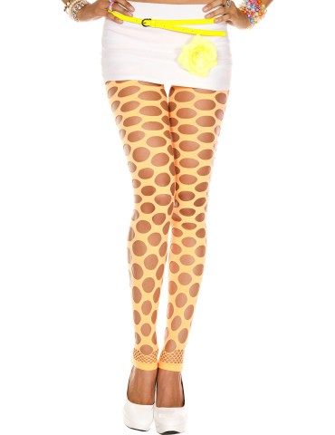 Legging fluo orange à trous - MH35158NEO 2