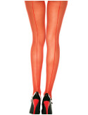 Collant rouge nylon coutures - MH820RED Collant rouge nylon coutures - MH820RED